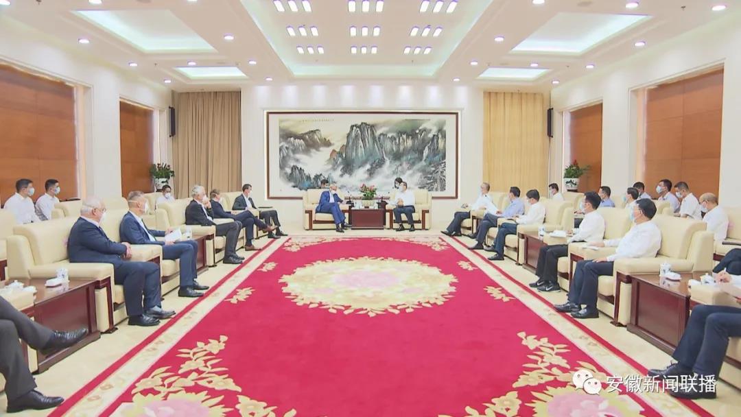 省委书记会见大众(中国)首席执行官冯思翰