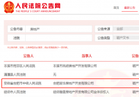 合肥一房地产开发商宣告破产！